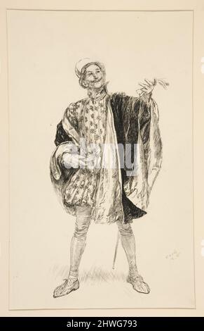 Petruchio, dall'atto i, scena II, Taming of the Shrew. Artista: Edwin Austin Abbey, americano, 1852–1911, M.A. (HON.) 1897 Foto Stock