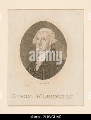 George Washington. Incisore: John Scoles, americano, 1793–1844 oggetto: George Washington, americano, 1732–1799, LL.D. 1781 Foto Stock