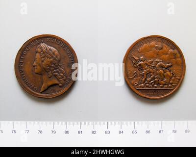 Medaglia del Trattato di Vienna. Regnante: Giorgio II, re d'Inghilterra, 1683–1760, regnò 1727–60 artista: John Croker, britannico, nato Germania, 1670–1741 Foto Stock