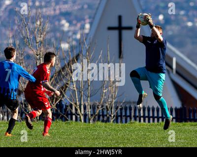 Berlinese Swifts Vs Aquinas III, Advantage Park, Belfast. Foto Stock