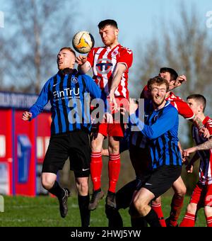 Berlinese Swifts Vs Aquinas III, Advantage Park, Belfast. Foto Stock