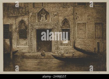 Abbazia. Artista: Mortimer Menpes, inglese, 1855–1938 Foto Stock