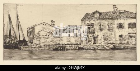 Giudecca, Venezia. Artista: Mortimer Menpes, inglese, 1855–1938 Foto Stock