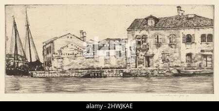 Giudecca, Venezia. Artista: Mortimer Menpes, inglese, 1855–1938 Foto Stock