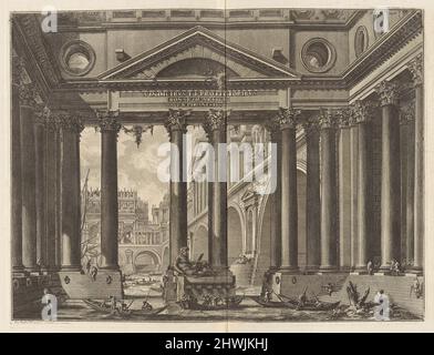 Antichità romane (Antichità Romane), vol. IV. Artista: Giovanni Battista Piranesi, italiano, 1720–1778 Foto Stock