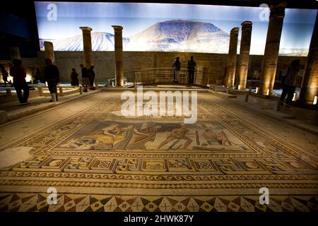 GAZIANTEP - TURCHIA / Settembre.17-.2011: Zeugma Museum è il museo del mosaico numero uno al mondo Foto Stock