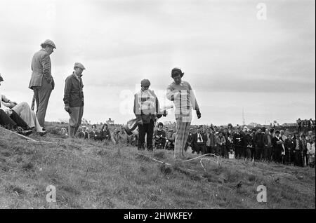 British Open 1973. Troon Golf Club a Troon, Scozia, tenuto dal 11th al 14th luglio 1973. Nella foto, Harry Bannerman Foto Stock