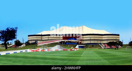 Al Bayt Stedium lo stadio ospiterà la partita di apertura della Coppa del mondo FIFA 2022 e le partite fino alle semifinali QATAR 06-03-2022 Foto Stock