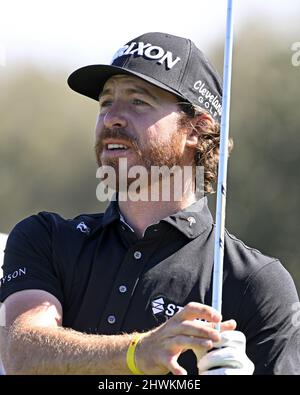 Orlando, Stati Uniti. 06th Mar 2022. Sam Ryder ha girato il tee shot sulla 10th buche nell'ultimo round dell'Arnold Palmer Invitational 2022 presentato da Mastercard al Bay Hill Club and Lodge di Orlando, Florida domenica 6 marzo 2022. Foto di Joe Marino/UPI Credit: UPI/Alamy Live News Foto Stock