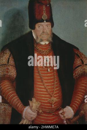 Ritratto di Gioacchino II. Artista, copia dopo: Lucas Cranach il Vecchio, tedesco, 1472–1553 Foto Stock