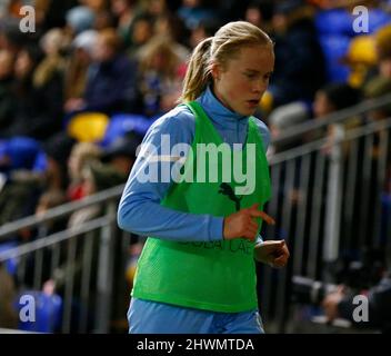 WIMBLEDON, Regno Unito, MARZO 05: Julie Blakstad di Manchester City durante la finale 2022 della fa Women's Continental Tire League Cup tra Chelsea An Foto Stock