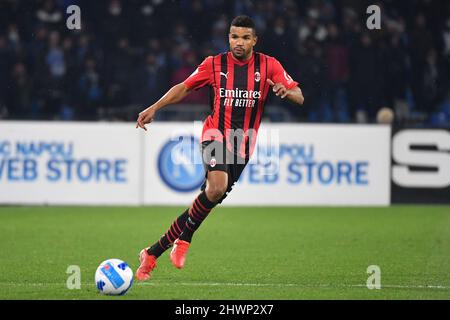 Stadio Diego Armando Maradona, Napoli, Italia, 06 marzo 2022, I giovani Messia di Milano in azione durante la SSC Napoli vs AC Milan - soc italiano Foto Stock