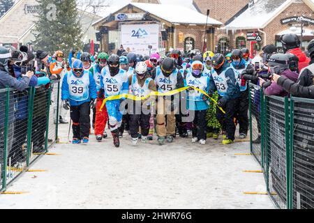 24 ore di Blue Mountain Special Olympics Foto Stock