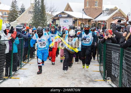 24 ore di Blue Mountain Special Olympics Foto Stock