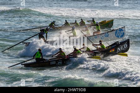 Cronulla Beach, Sydney, Australia - 20 febbraio 2022: Australian Surf Life Saving Championship Foto Stock