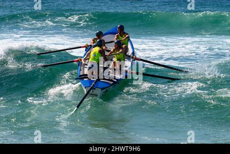 Cronulla Beach, Sydney, Australia - 20 febbraio 2022: Australian Surf Life Saving Championship Foto Stock