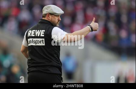 Primo: 03/06/2022 Fuvublall: Calcio: 1st Bundesliga, stagione 2021/2022 1.FC Kolen kV?ln - TSG Hoffenheim 0:1 allenatore: Steffen Baumgart, gesto Foto Stock