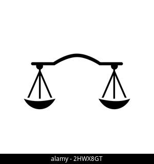 Studio legale Logo Design. Avvocato e Giustizia, avvocato, legale, avvocato, Ufficio legale, Scala, modello logo Illustrazione Vettoriale