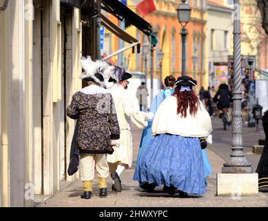 Carnevale 2022 a Modena Foto Stock