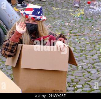 Carnevale 2022 a Modena Foto Stock