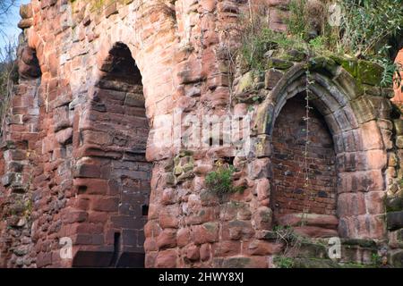 Le rovine della Chiesa di San Giovanni, Chester, Foto Stock