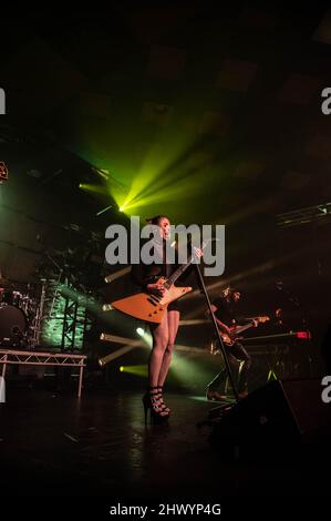 Halestorm - una serata con Halestorm - Set elettrico - Barrowland Glasgow 7th marzo 2022 Foto Stock