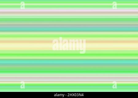 Sfumatura verde tono fruttato righe orizzontali colore fruttato sfondo astratto Foto Stock