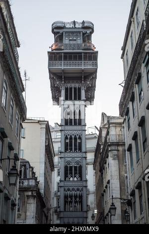 Elevador de Santa Justa Foto Stock