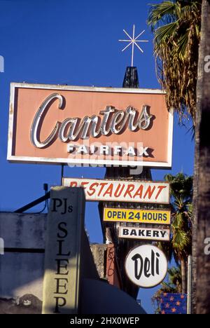 Canters Deli su Fairfax Ave. A Los Angeles, CA Foto Stock