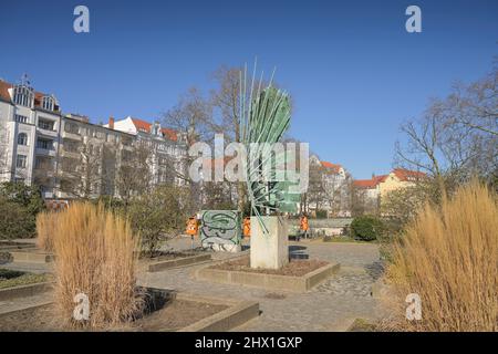 Park, Bundesplatz, Bundesallee, Wilmersdorf, Berlino, Germania Foto Stock