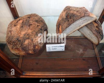 Pane tradizionale della Sardegna, Italia Foto Stock