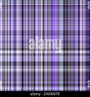 Colore tartan diagonale viola peri dell'anno texture motivo senza cuciture. Gingham tonale, grunge controllare texture sfondo trendy. Lavaggio bianco e blu tenue Foto Stock