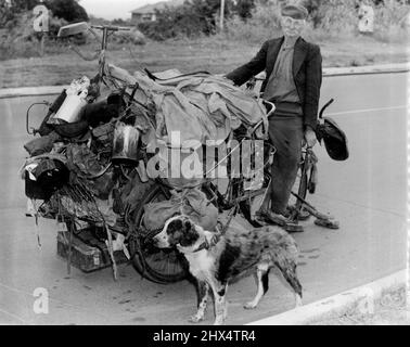 Bob Hall, 75, di Bundaberg. Novembre 30, 1953. Foto Stock