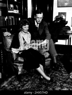 George Putnam - marito di Amelia Earnhart - personalità. Aprile 02, 1931. (Foto di 'International News Photos, INC.'). Foto Stock