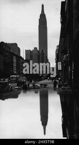 Empire state Building, New York City, grattacieli - Misc. Aprile 08, 1939. Foto Stock