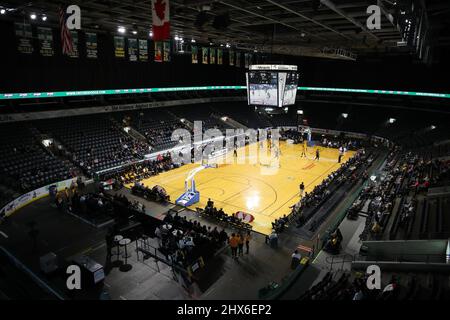 9 2022 marzo, Londra Ontario Canada, Londra Lightning inizia la loro stagione 5-0 con una vittoria sui Kitchener Titans. London Lightning. Luke Durda/Alamy Foto Stock
