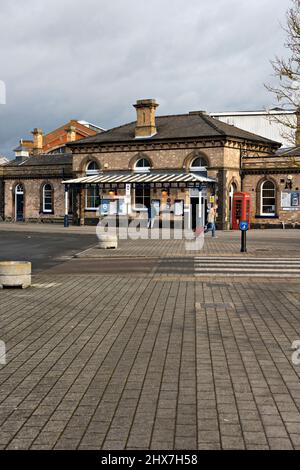 Stazione ferroviaria di Loughborough, Borough of Charnwood Leicestershire, Inghilterra Foto Stock