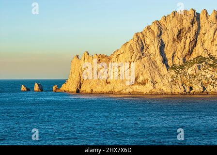 Île Maire dans l'archipel de Riou, au sud de Marseille, Les Goudes, Francia Bouche du Rône Foto Stock