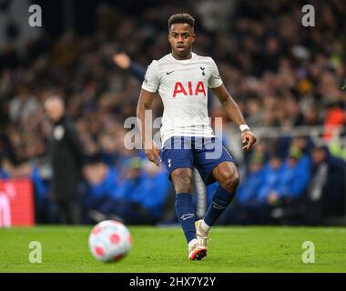 07 Marzo 2022 - Tottenham Hotspur v Everton - Premier League - Tottenham Hotspur Stadium Tottenham Hotspur's Ryan Sessegnon durante la Premier League Foto Stock