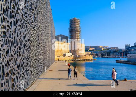 MuCEM, Fort Saint Jean Marseille Francia Paca 13 Foto Stock