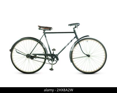 Schwinn Military Touring WWII, US, 1940s, vista laterale, lato guida Foto Stock