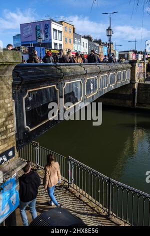 Macclesfield Bridge, Camden Town, Londra, Inghilterra, Gran Bretagna Foto Stock