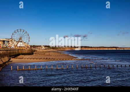 Bridlington, una città balneare e una parrocchia civile sulla Holderness Coast del Mare del Nord nel East Riding of Yorkshire, Inghilterra. Foto Stock