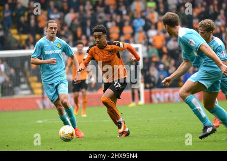 Helder Costa di Wolverhampton Wanderers. Wolverhampton Wanderers / Burton Albion a Molineux 10/09/2016 - Campionato Sky Bet Foto Stock