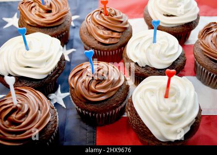 American Cupcakes Foto Stock