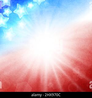 Sfondo per la Giornata felice dell'Indipendenza dell'America. Illustrazione vettoriale. Illustrazione Vettoriale