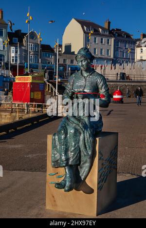 Bridlington, una città balneare e una parrocchia civile sulla Holderness Coast del Mare del Nord nel East Riding of Yorkshire, Inghilterra. Foto Stock