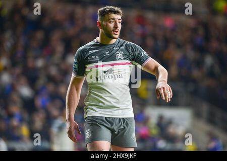 Leeds, Regno Unito. 10th Mar 2022. Leeds, Inghilterra - 10th marzo 2022 - Jake Connor (1) di Hull FC. Rugby League Betfred Super League Round 5 Leeds Rhinos vs Hull FC al Headingley Stadium, Leeds, UK Dean Williams Credit: Dean Williams/Alamy Live News Foto Stock