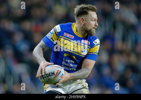 Leeds, Regno Unito. 10th Mar 2022. Headingley Stadium, Headingley, Leeds, West Yorkshire, 10th marzo 2022. Betfred Super League Leeds Rhinos vs Hull FC Blake Austin of Leeds Rhinos Credit: Touchlinepics/Alamy Live News Foto Stock