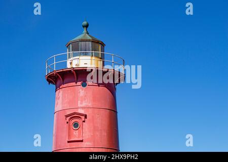 Little Red Lighthouse, Fort Washington Park, New York City, New York, USA Foto Stock